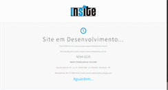 Desktop Screenshot of insitetecnologia.com.br